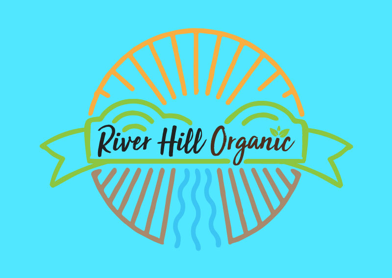 Diseño Logotipo River Hill Organics